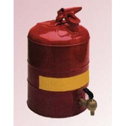 SOLVENT DISPENSING CANS WITH FAUCETS