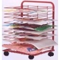 SCREEN PRINT DRYING AND STORAGE RACKS